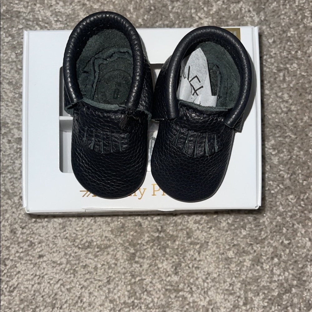 Baby size 0 Freshly Picked Moccasins